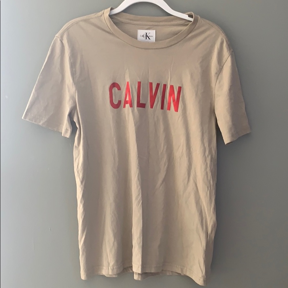 Tan t-shirt